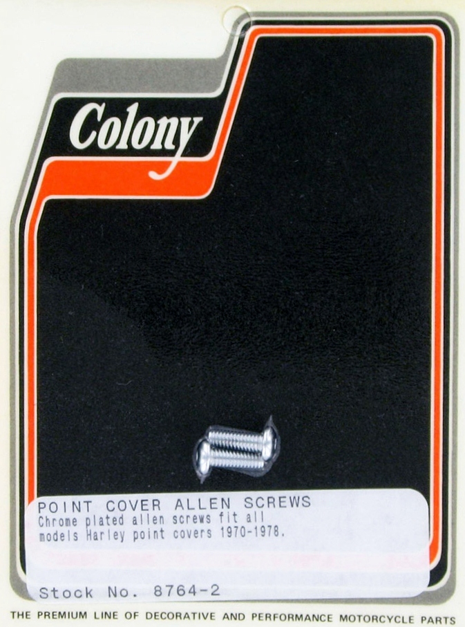 POINT COVER SCREWS CHROME